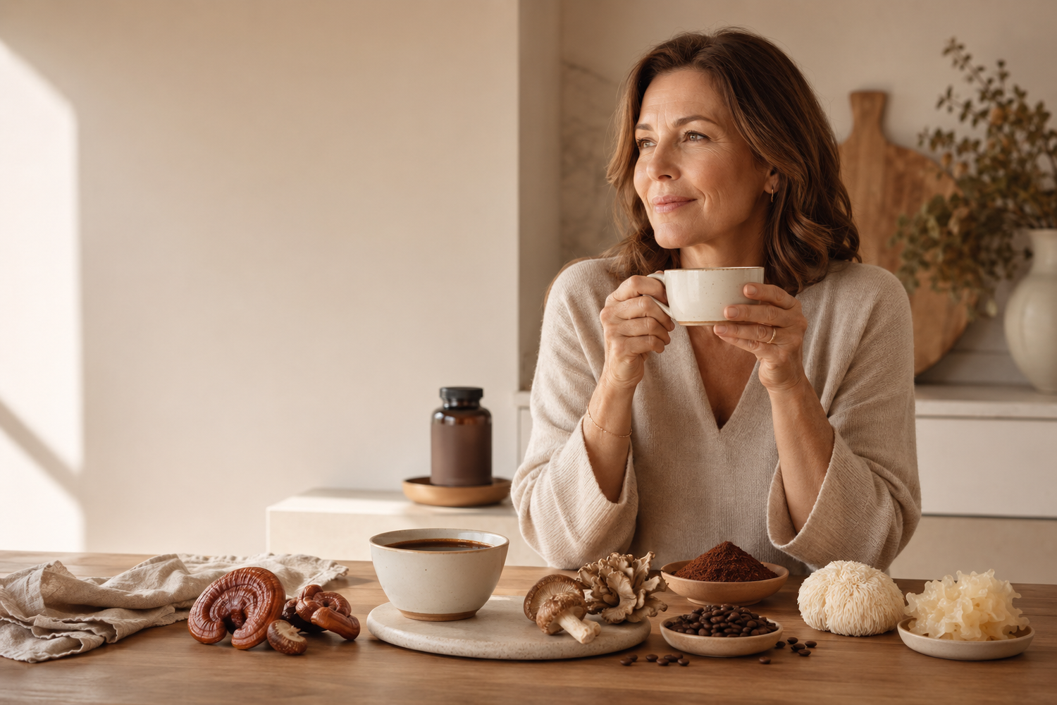 Por qué tomar café con hongos funcionales en lugar de suplementos separados
