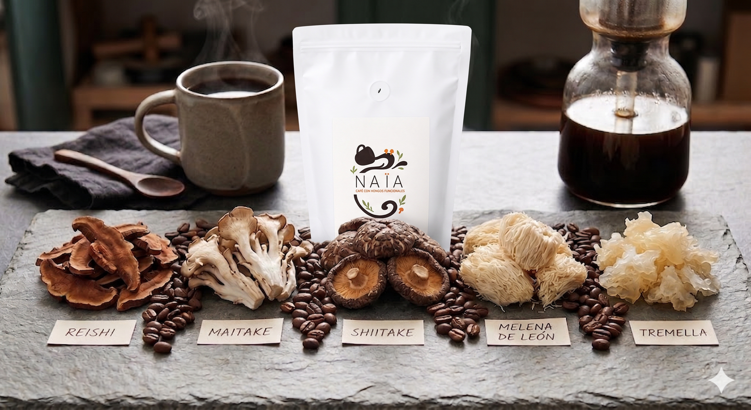 Café con hongos adaptógenos: por qué es una opción más completa que el café tradicional