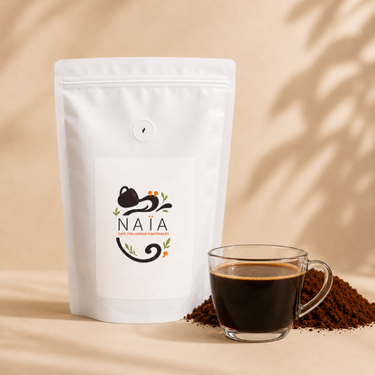CAFÉ  ARABIGO MOLIDO CON HONGOS